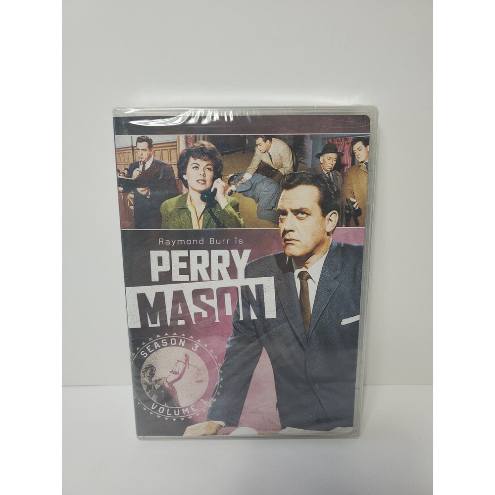 Perry Mason - The Complete Third Season - Volume One DVD, 2008 SEALED